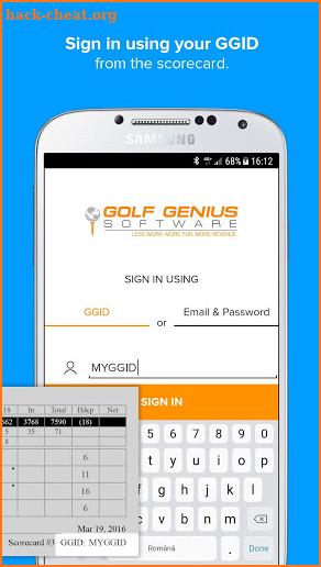 Golf Genius screenshot