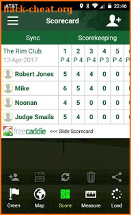 Golf GPS APP-FreeCaddie Pro screenshot
