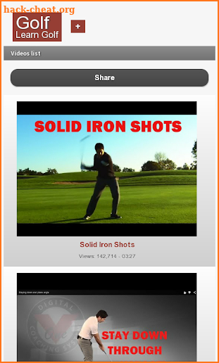 Golf Lessons screenshot