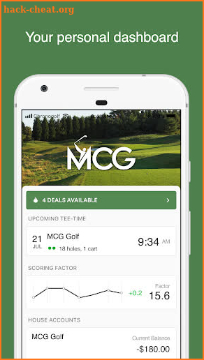 Golf MCG screenshot