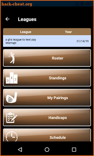 Golf Mobile Network screenshot