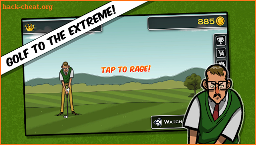 Golf N Rage: Arcade Driving Range Game screenshot