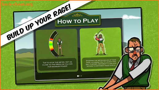 Golf N Rage: Arcade Driving Range Game screenshot