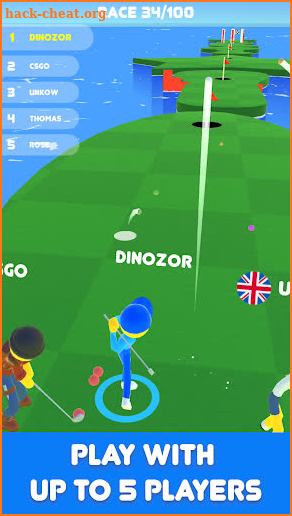 Golf Race screenshot