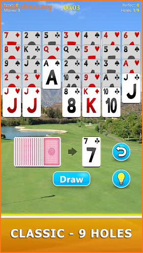 Golf Solitaire - Card Game screenshot