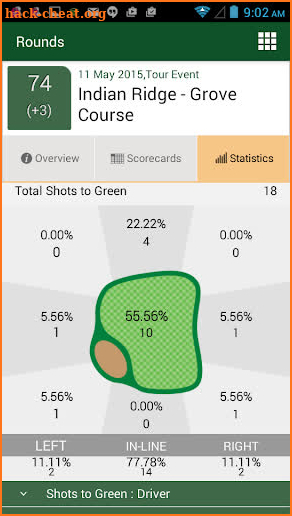 Golf Stats screenshot