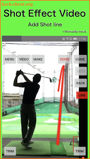Golf Swing/Shot Tracer screenshot