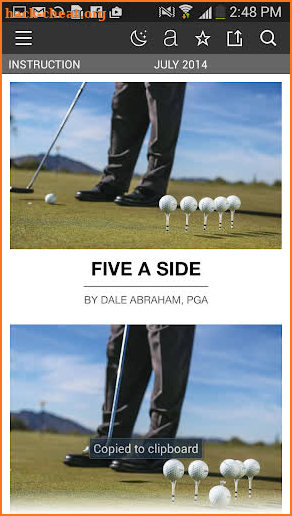 Golf Tips Magazine screenshot