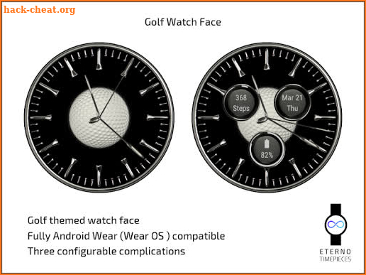 Golf Watch Face screenshot