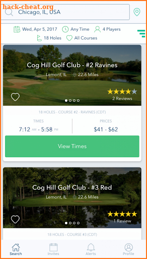GolfBook Mobile screenshot