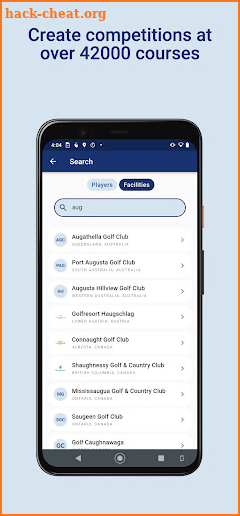 Golfify - Golf Tournaments screenshot