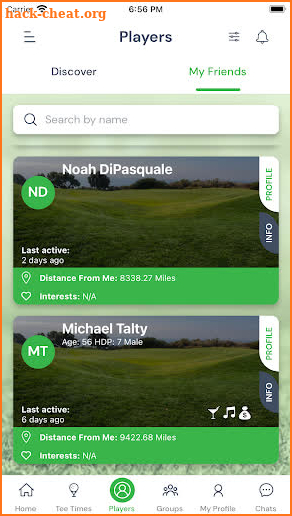 GolfLync2.0 screenshot