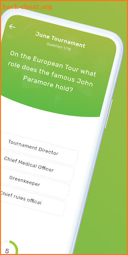 GolfQuizz: Golf quizzes for real fans ⛳ screenshot