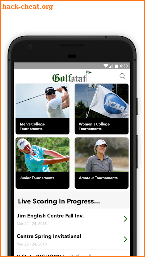 Golfstat Live screenshot