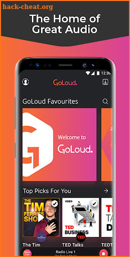 GoLoud screenshot