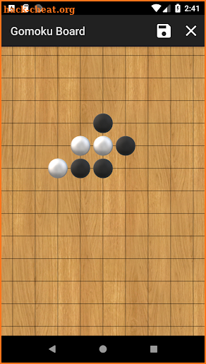Gomoku Board 2P -  play gomoku with your friend screenshot