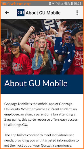 Gonzaga Mobile screenshot
