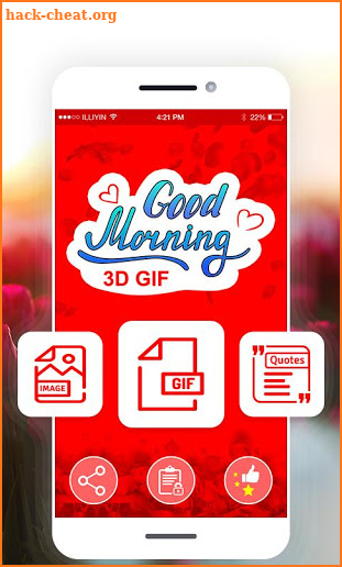 Good Morning 3D GIF screenshot