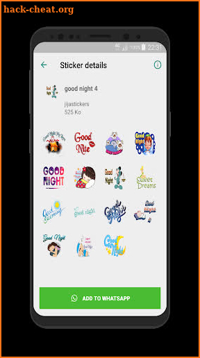 Good Night Sticker for whatsapp 💖 WAStickerApps screenshot