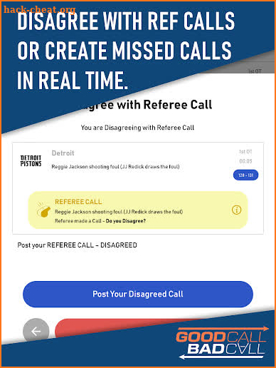 GoodCallBadCall (GCBC) screenshot