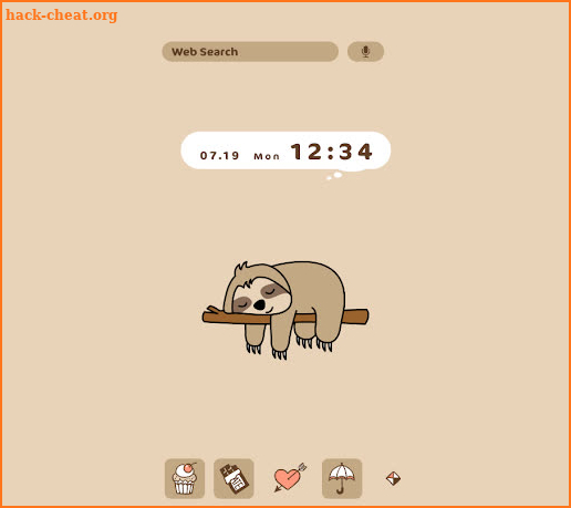 Goodnight Sloth Theme +HOME screenshot