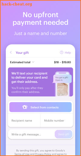 Goody – Easy Gifting screenshot