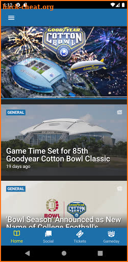 Goodyear Cotton Bowl Classic screenshot