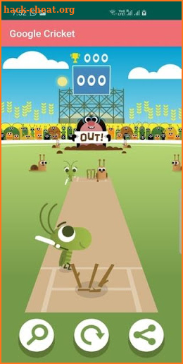 Google Cricket screenshot