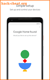 Google Home screenshot
