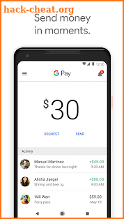 Google Pay Send screenshot