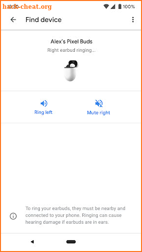 Google Pixel Buds screenshot