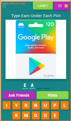 Google Play Gift Cards screenshot