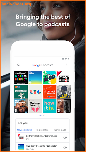 Google Podcasts screenshot