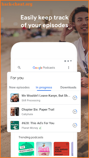Google Podcasts screenshot