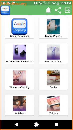 Google Shopping screenshot