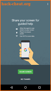 Google Support Services screenshot