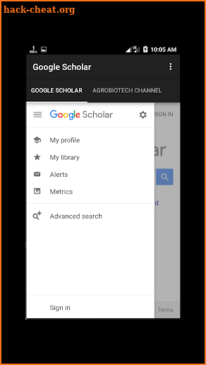 GoogleScholar screenshot