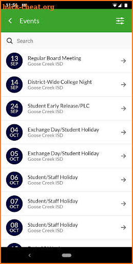 Goose Creek CISD Schools screenshot