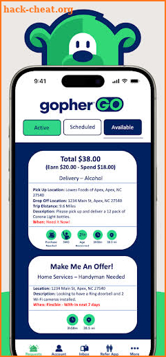 Gopher GO screenshot