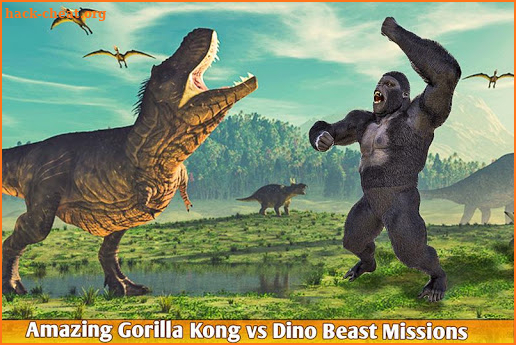 Gorilla Battle: Dinosaur World Survival screenshot