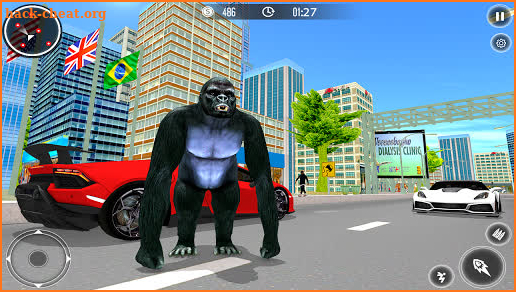 Gorilla City Simulator - Rope Hero Gorilla Game screenshot