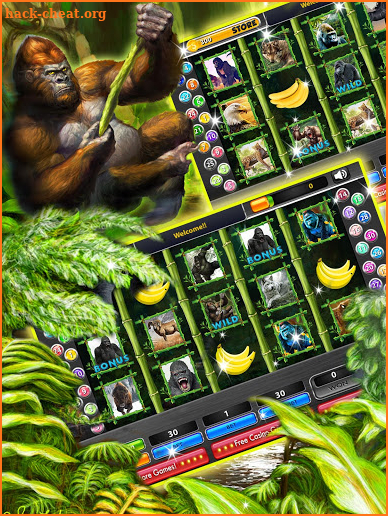 Gorilla King Slots Jungle screenshot