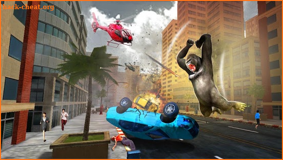 Gorilla Rampage Games: City Smasher Game screenshot