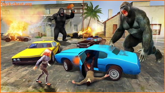 Gorilla Rampage Games: City Smasher Game screenshot