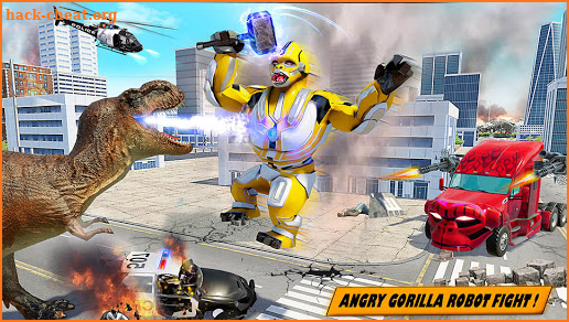 Gorilla Robot Monster Truck Transform Robot Games screenshot