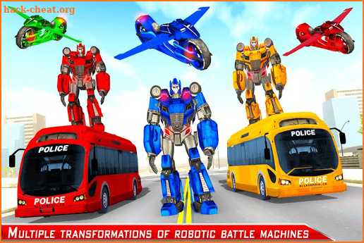 Gorilla Robot transforming game: Bus Robot Car war screenshot