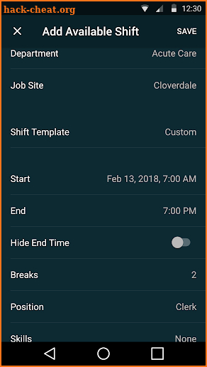 GoSchedule Admin screenshot