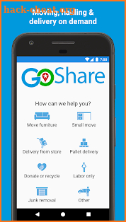 GoShare - Move, Haul, Deliver screenshot