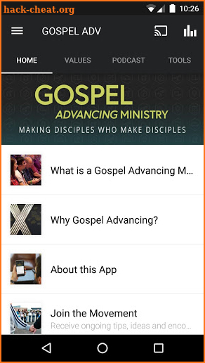 Gospel Advancing Ministry screenshot