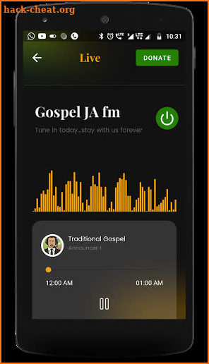 Gospel JA fm (Official Mobile App) screenshot